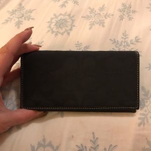 Coach checkbook cover